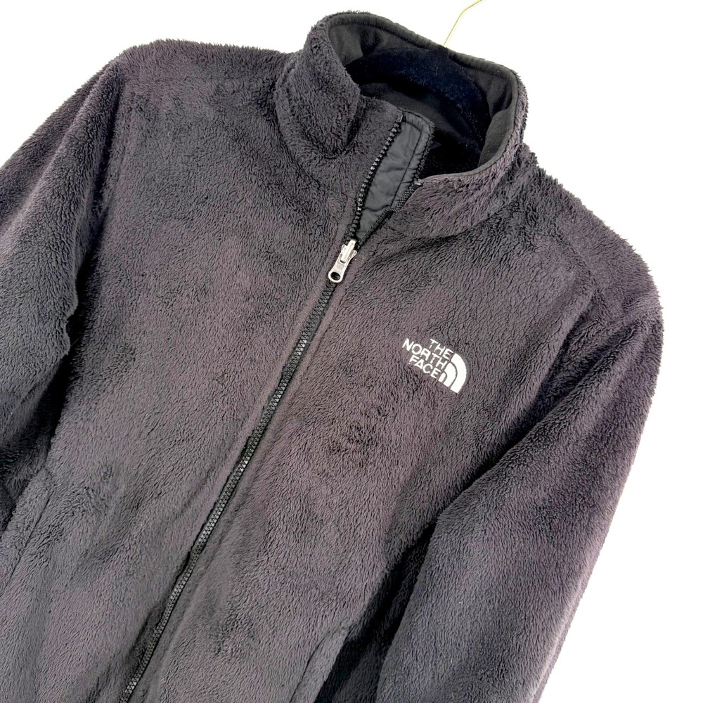 The North Face Jacket Womens Small Osito Fuzzy Fleece Zip Up  Black